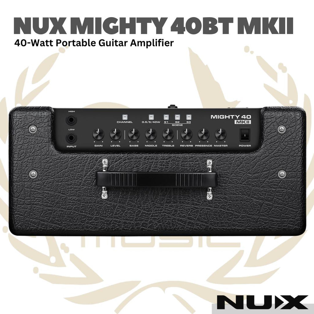 Nux Mighty 40BT MKI & MKII 40W Modeling Guitar Amplifier - Ampli Gitar