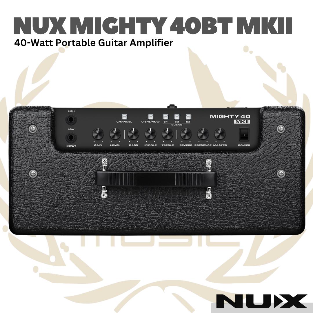 Nux Mighty 40BT MKI & MKII 40W Modeling Guitar Amplifier - Ampli Gitar