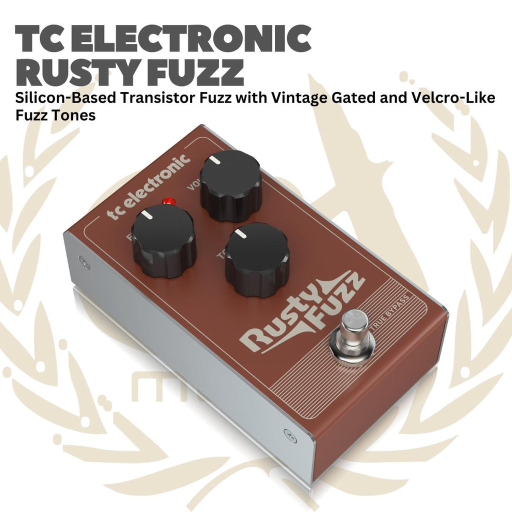 TC ELECTRONIC RUSTY FUZZ GUITAR EFFECT - EFEK GITAR BASS PEDAL
