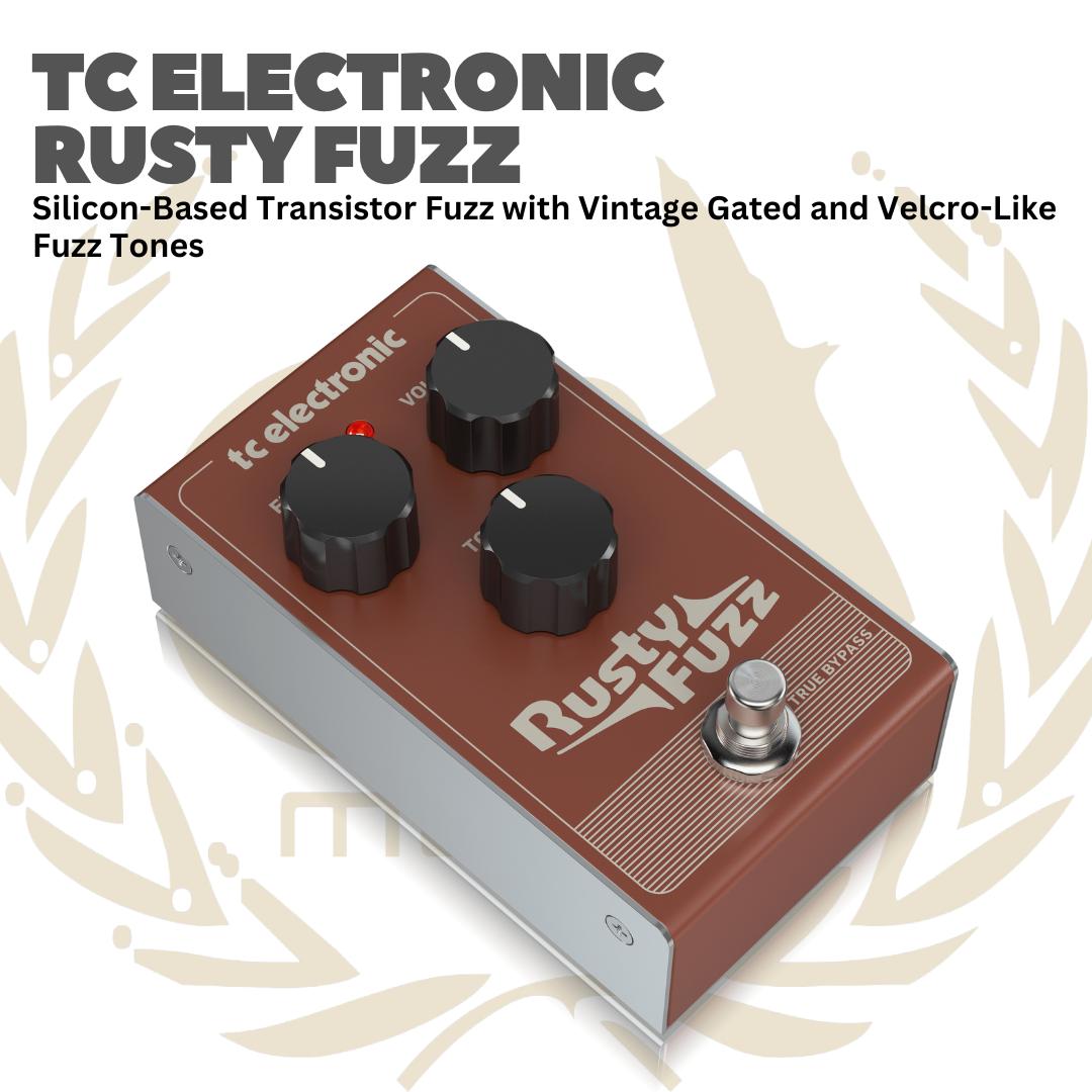 TC ELECTRONIC RUSTY FUZZ GUITAR EFFECT - EFEK GITAR BASS PEDAL