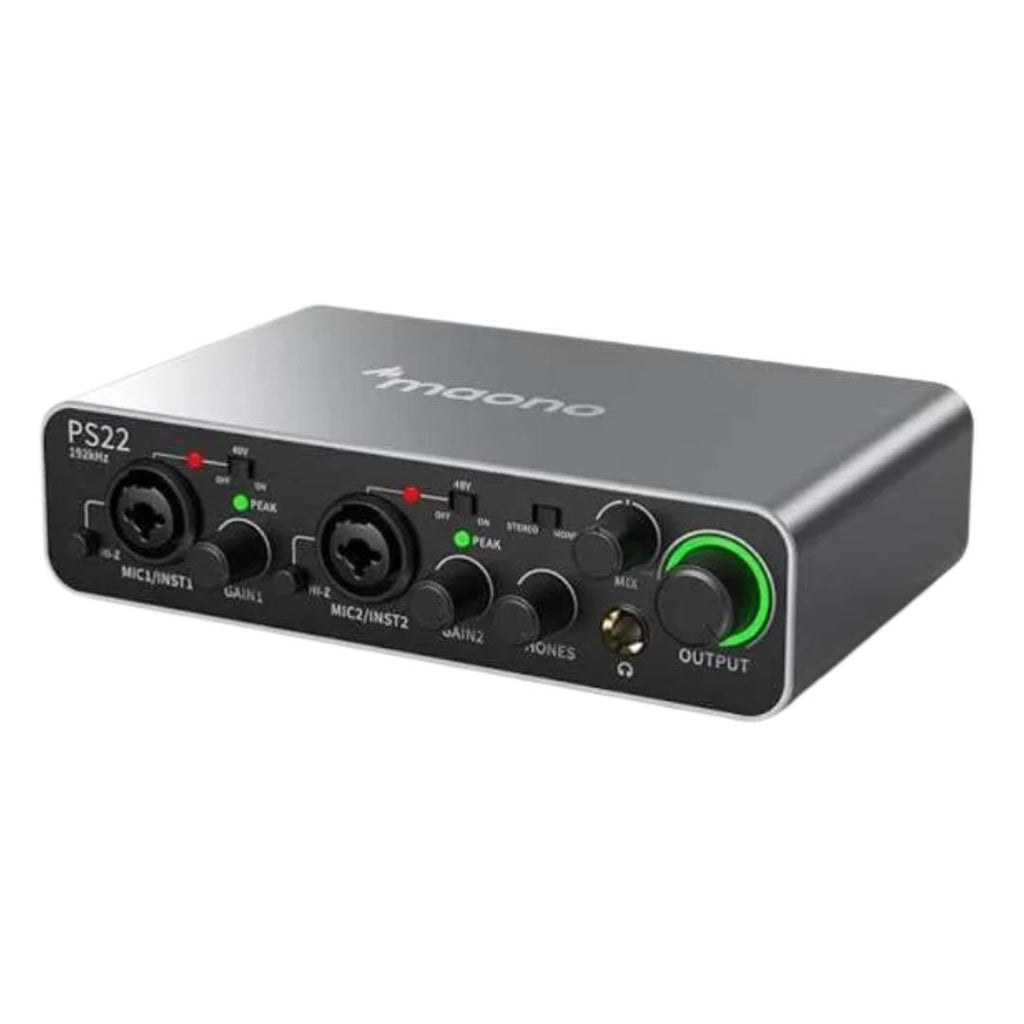 MAONO PS22 Audio Interface | Recording Live Streaming Gaming Soundcard