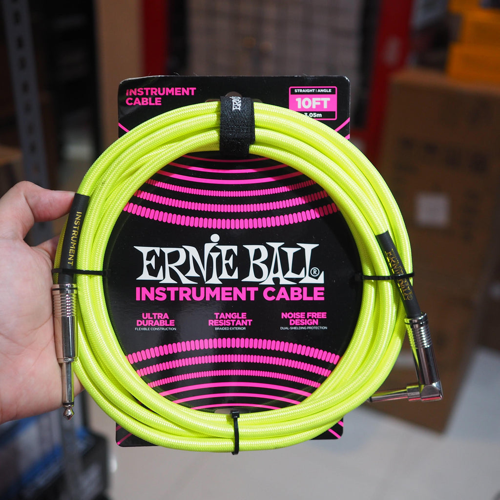 ERNIE BALL BRAIDED Straight Angle Instrument Cable | Kabel Jack Gitar