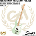 Squier FSR Affinity Precision PJ Bass Guitar, Maple FB - BASS ELEKTRIK