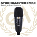CM50 Mikrofon Kondenser Cardioid - CM 50 Mic Studio Master CM-50 Mik Kondenser Mikrofon Original