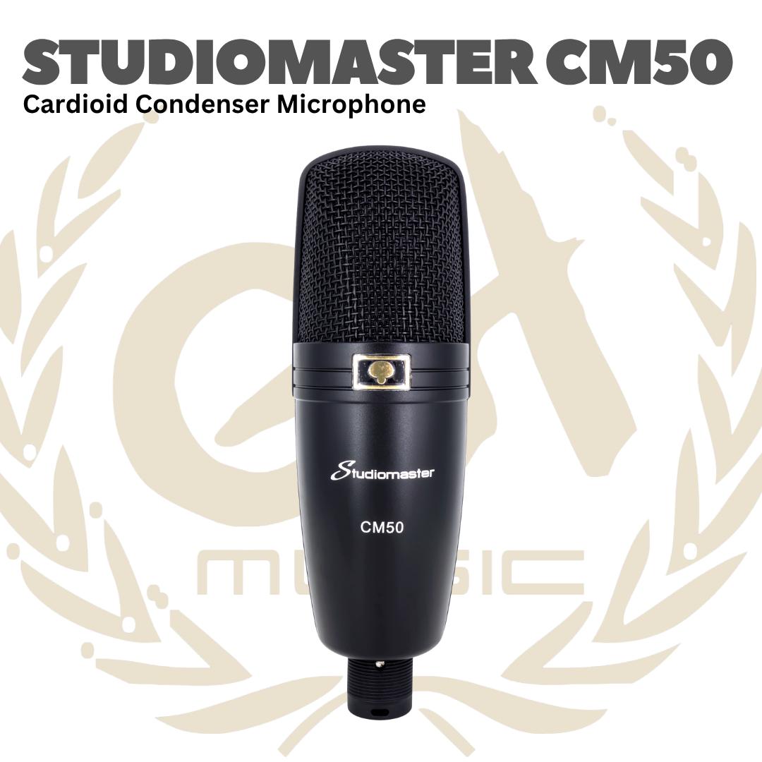 CM50 Mikrofon Kondenser Cardioid - CM 50 Mic Studio Master CM-50 Mik Kondenser Mikrofon Original