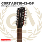 Cort AD810-12-OP Acoustic Guitar 12-String, Open Pore - Gtitar Akustik 12 Senar Original Asli