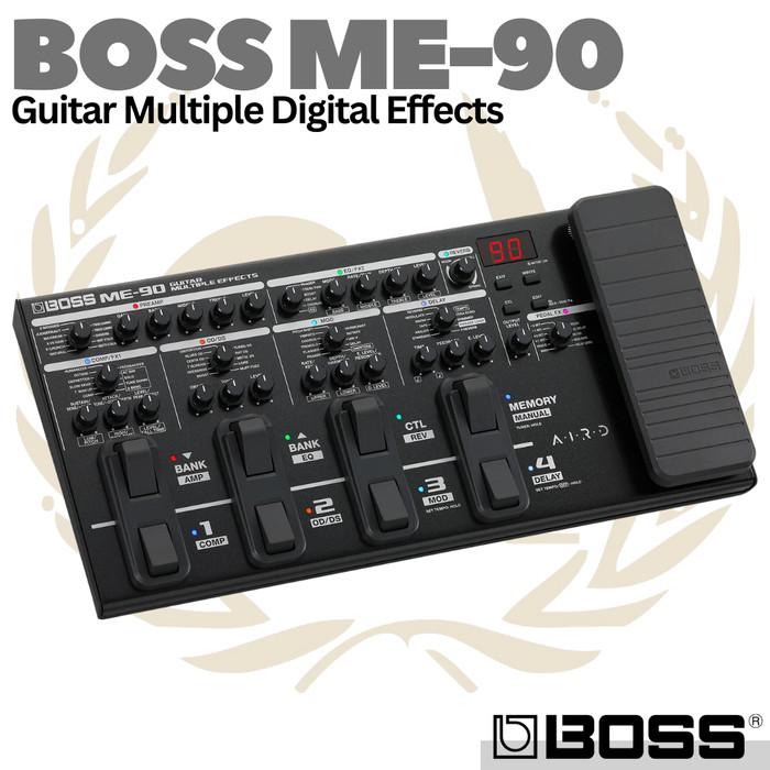 BOSS ME-90 Guitar Multiple Digital Effects | Efek Gitar Pedal ME90