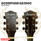 Scorpion SA190C Series Acoustic Guitar - SA 190 C Gitar Akustik Original Asli