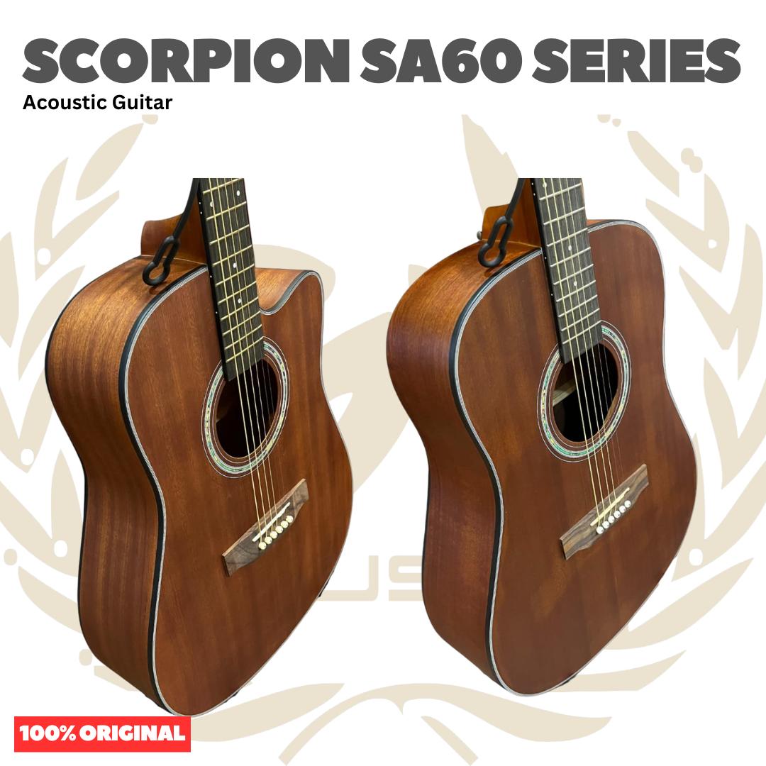 Scorpion SA60 Series Acoustic Guitar - Gitar Akustik SA 60 Original Asli