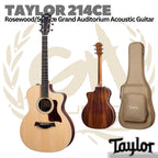 TAYLOR 214ce Rosewood/Spruce Grand Auditorium Acoustic Guitar | Gitar