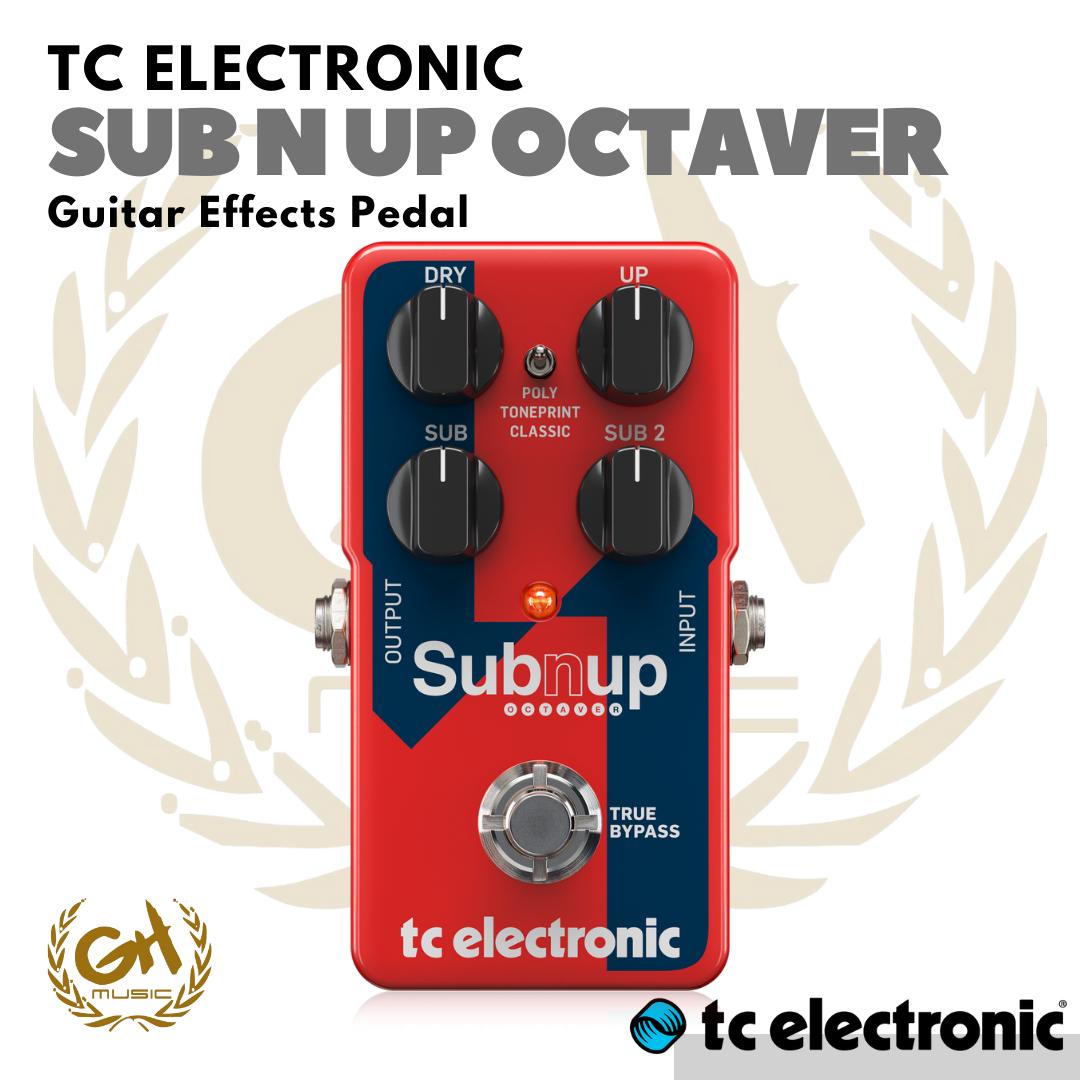 TC ELECTRONIC SUB 'N' UP OCTAVER Polyphonic Octave Pedal Effect Efek