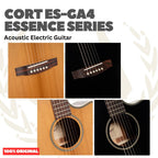 Cort ES-GA4 Essence Series Acoustic Electric Guitar - Gitar Akustik dengan Preamp