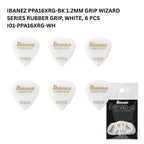 Ibanez PPA16XRG 1.2mm Grip Wizard Series Rubber Grip, 6 pcs Guitar Pick - Pik Gitar isi 6