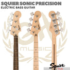 SQUIER SONIC PRECISION Electric Bass Guitar | Bass Listrik Elektrik - CALIFORNIA BLUE