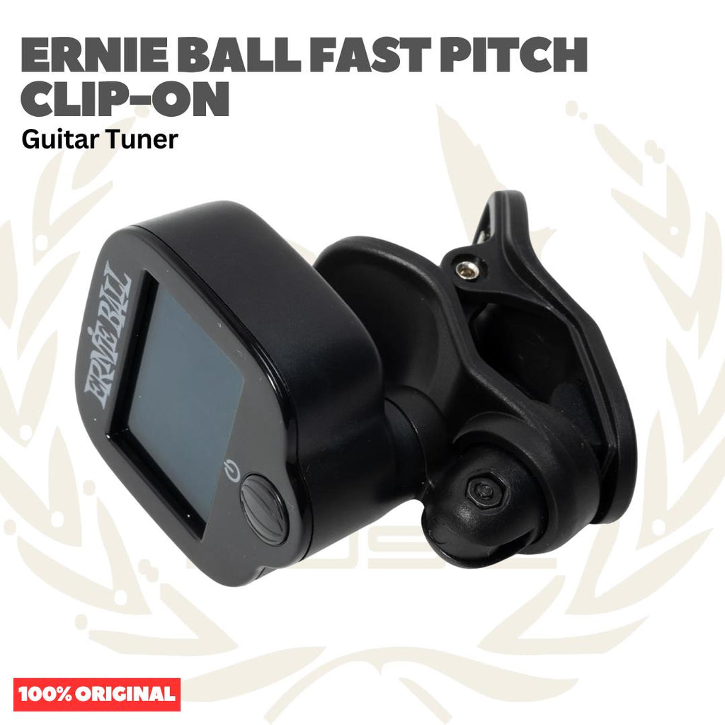 Ernie Ball Fast Pitch Clip-On Guitar Tuner - Tuner Gitar 9644