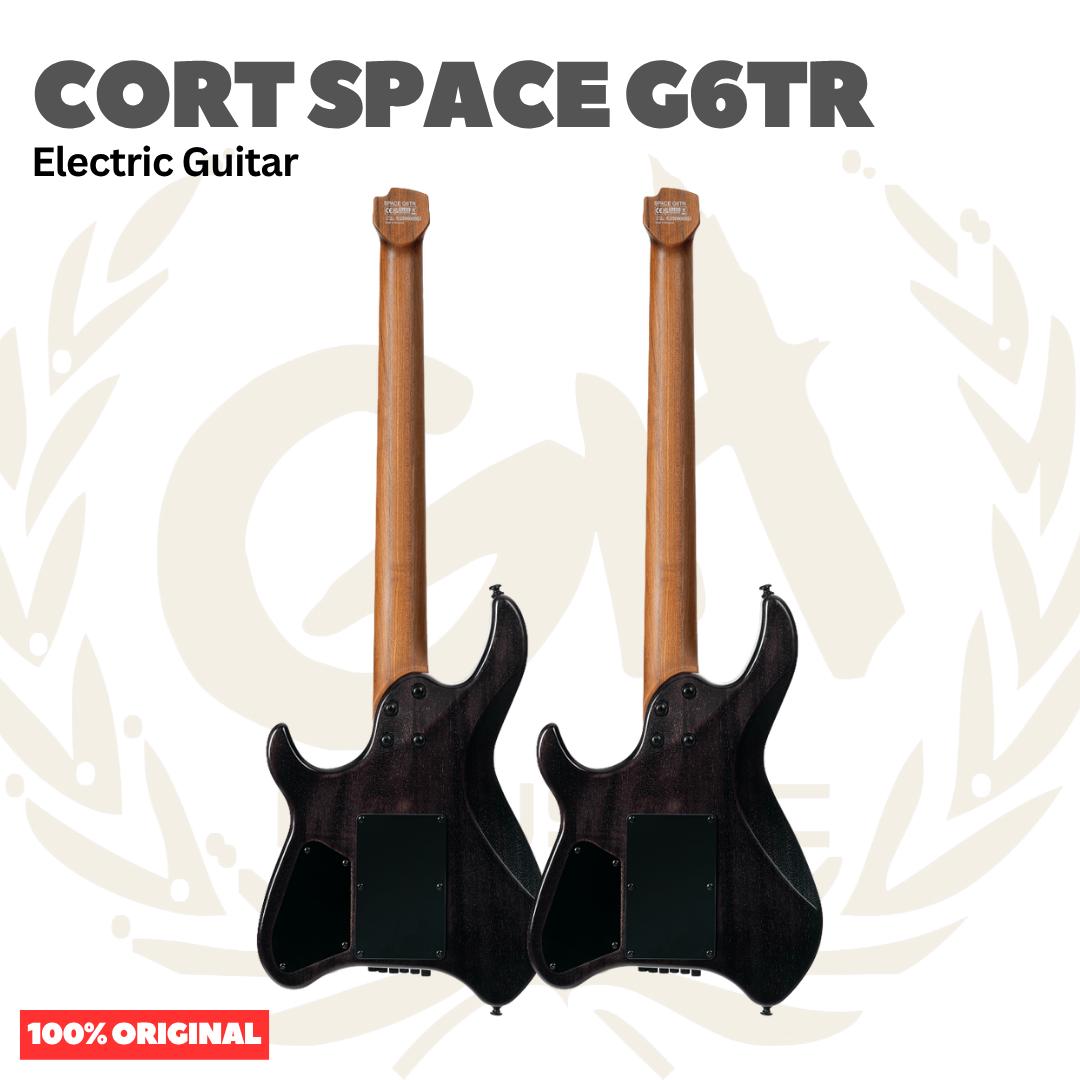 Cort Space G6TR Headless HSS Electric Guitar w/Case - Gitar Listrik Elektrik