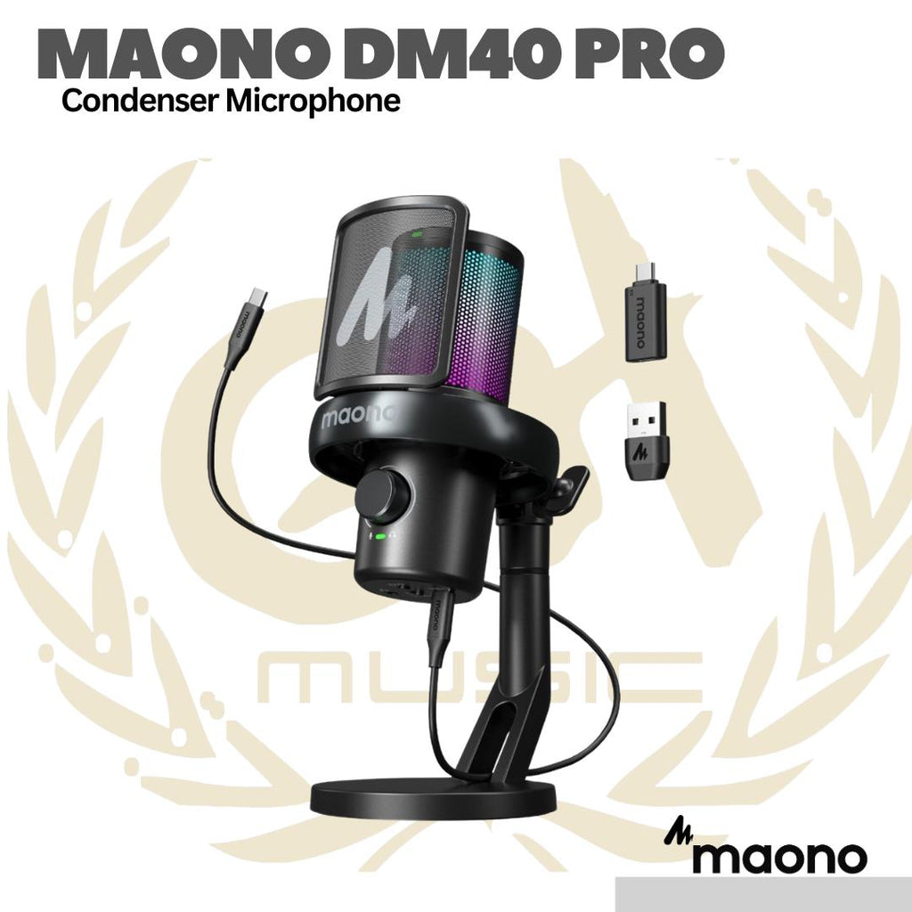 MAONO DM40 PRO USB / Wireless Gaming Desktop Microphone | Mic Condenser Podcast