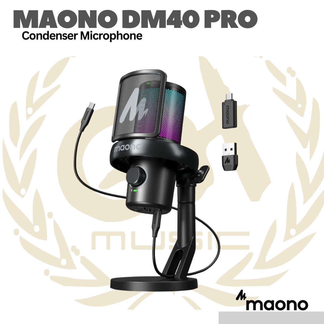 MAONO DM40 PRO USB / Wireless Gaming Desktop Microphone | Mic Condenser Podcast