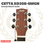 Cetta XO30E-SMGN Acoustic Electric Guitar - Gitar Akustik Elektrik dengan Preamp XO-30E-SMGN