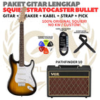 PAKET GITAR SQUIER STRATOCASTER BULLET Electric Gitar | GUITAR PACK