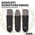 Rode NT1 Signature Series Studio Condenser Microphone - Mic Kondensor Studio Kit Rode NT-1 - Rode NT 1