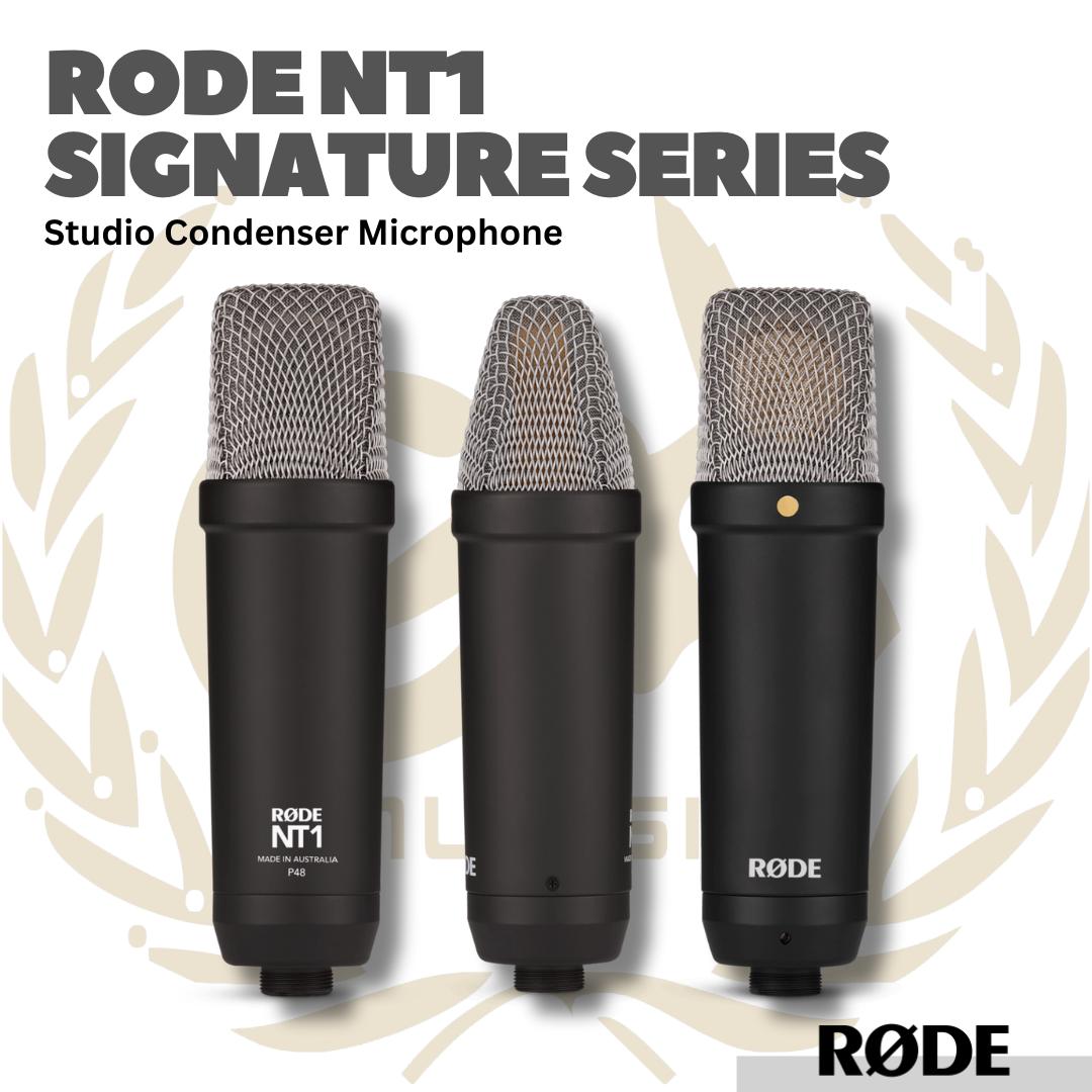 Rode NT1 Signature Series Studio Condenser Microphone - Mic Kondensor Studio Kit Rode NT-1 - Rode NT 1