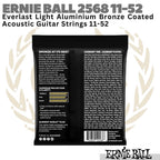 ERNIE BALL Everlast 2568 Aluminum Bronze Acoustic Guitar Strings 11-52