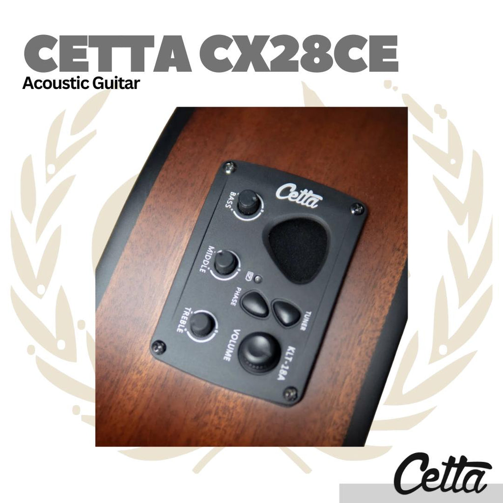 Cetta CX28CE Acoustic Guitar - Gitar Akustik