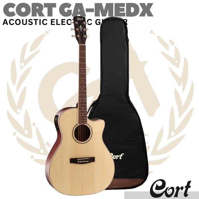 CORT GA-MEDX Acoustic Electric Guitar | Gitar Akustik Elektrik GA MEDX