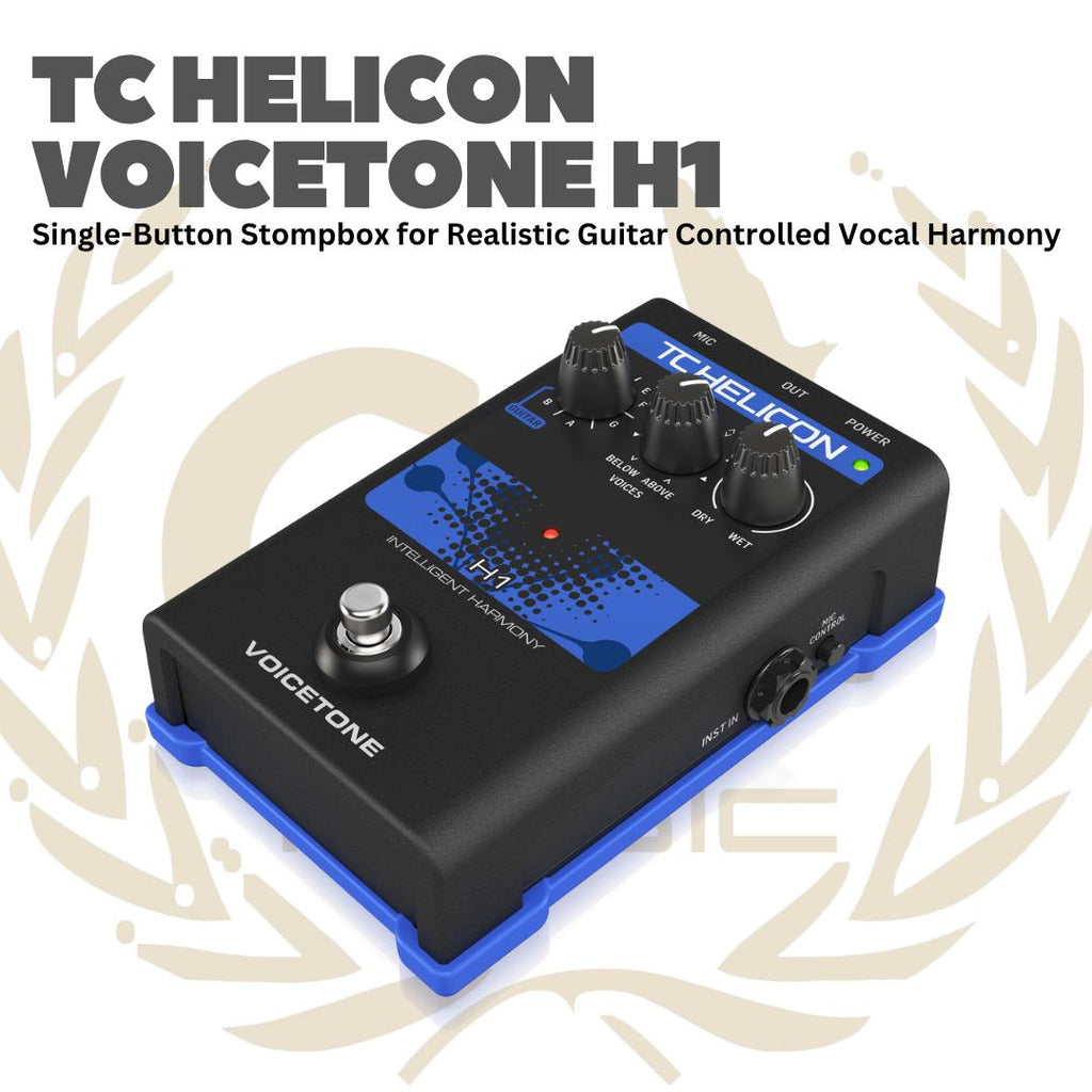 TC Helicon Voicetone H1 - H 1 Voice tone Efek Gitar Bass Pedal H-1