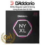 D'Addario NYXL32130 Regular Light 6-String Long Scale Set 32-130 | Senar Bass Elektrik Daddario NYXL Asli Original
