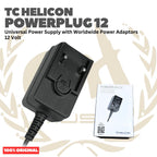 TC Helicon Powerplug 12 Universal Power Supply with Worldwide Power Adaptors 12 Volt - Adaptor untuk Efek Alat Musik Original Asli