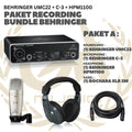 PAKET RECORDING BUNDLE BEHRINGER - PAKET REKAMAN ALL BEHRINGER