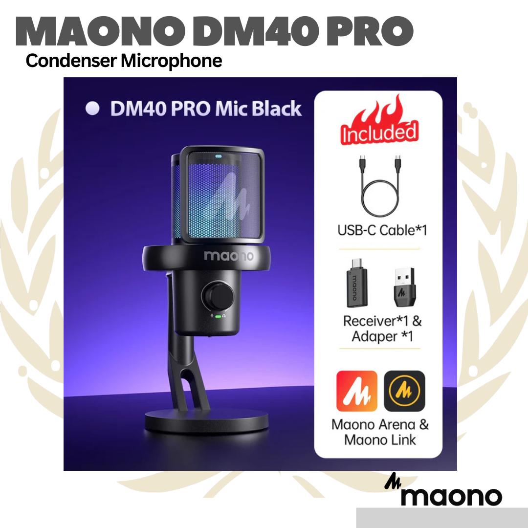 MAONO DM40 PRO USB / Wireless Gaming Desktop Microphone | Mic Condenser Podcast