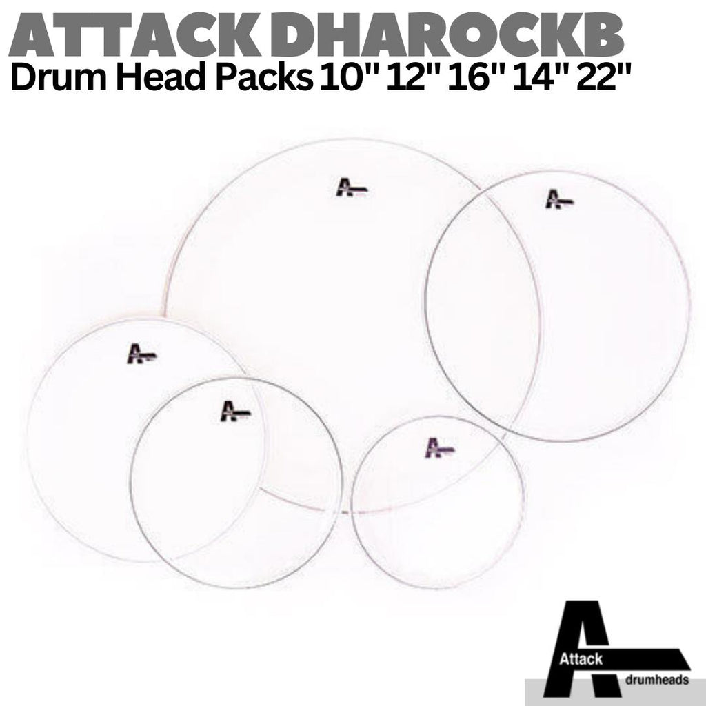 ATTACK PROFLEX1 DHAROCKB Drum Head Packs | Membran 10" 12" 16" 14" 22"