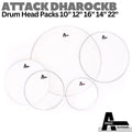 ATTACK PROFLEX1 DHAROCKB Drum Head Packs | Membran 10" 12" 16" 14" 22"