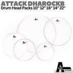 ATTACK PROFLEX1 DHAROCKB Drum Head Packs | Membran 10" 12" 16" 14" 22"