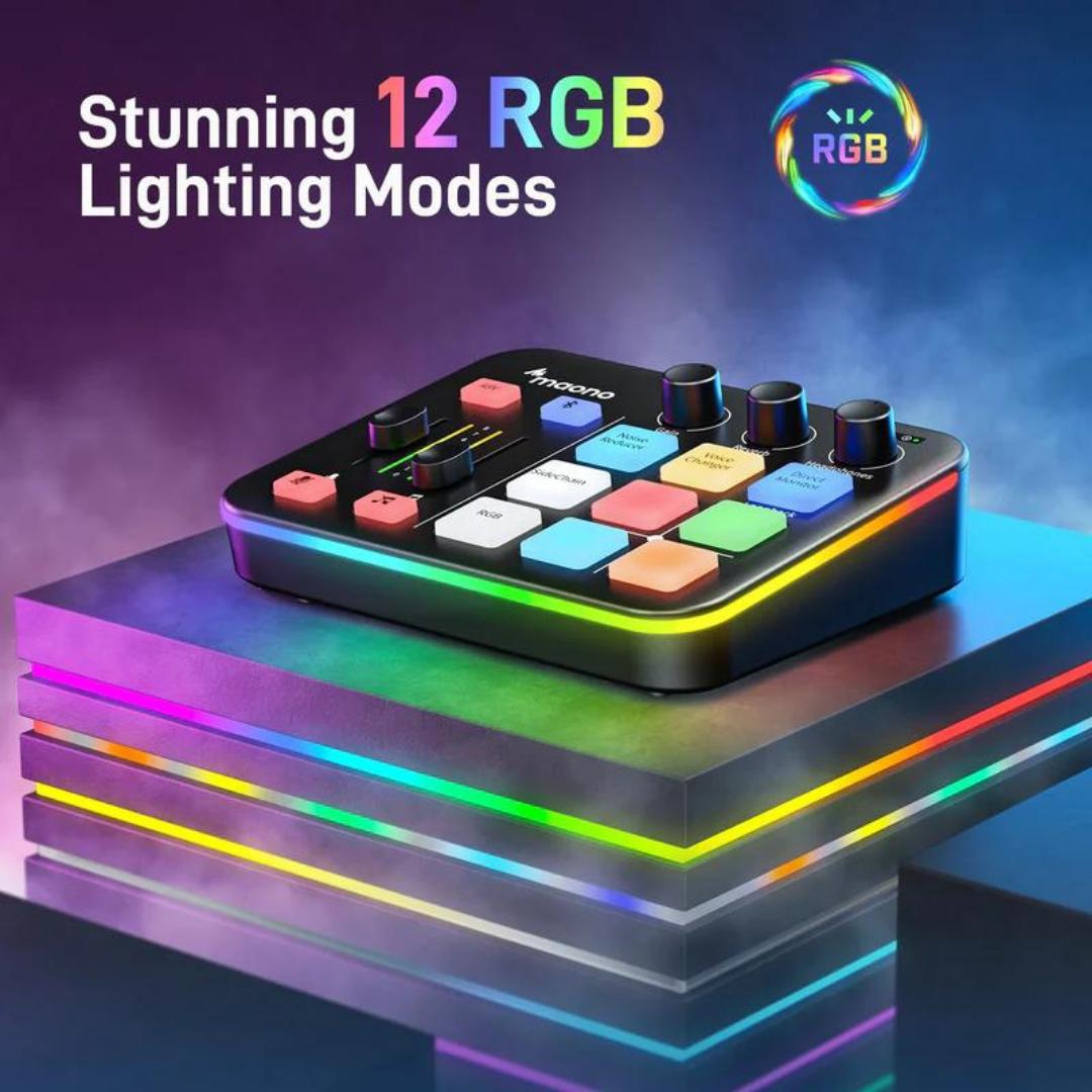 Maono G1 Neo Live Streaming Audio Interface - Soundcard Gaming Podcast