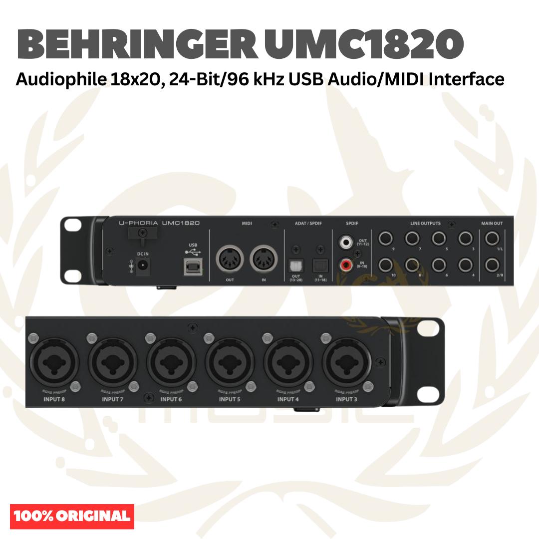 SOUNDCARD BEHRINGER U-PHORIA UMC1820 ORIGINAL