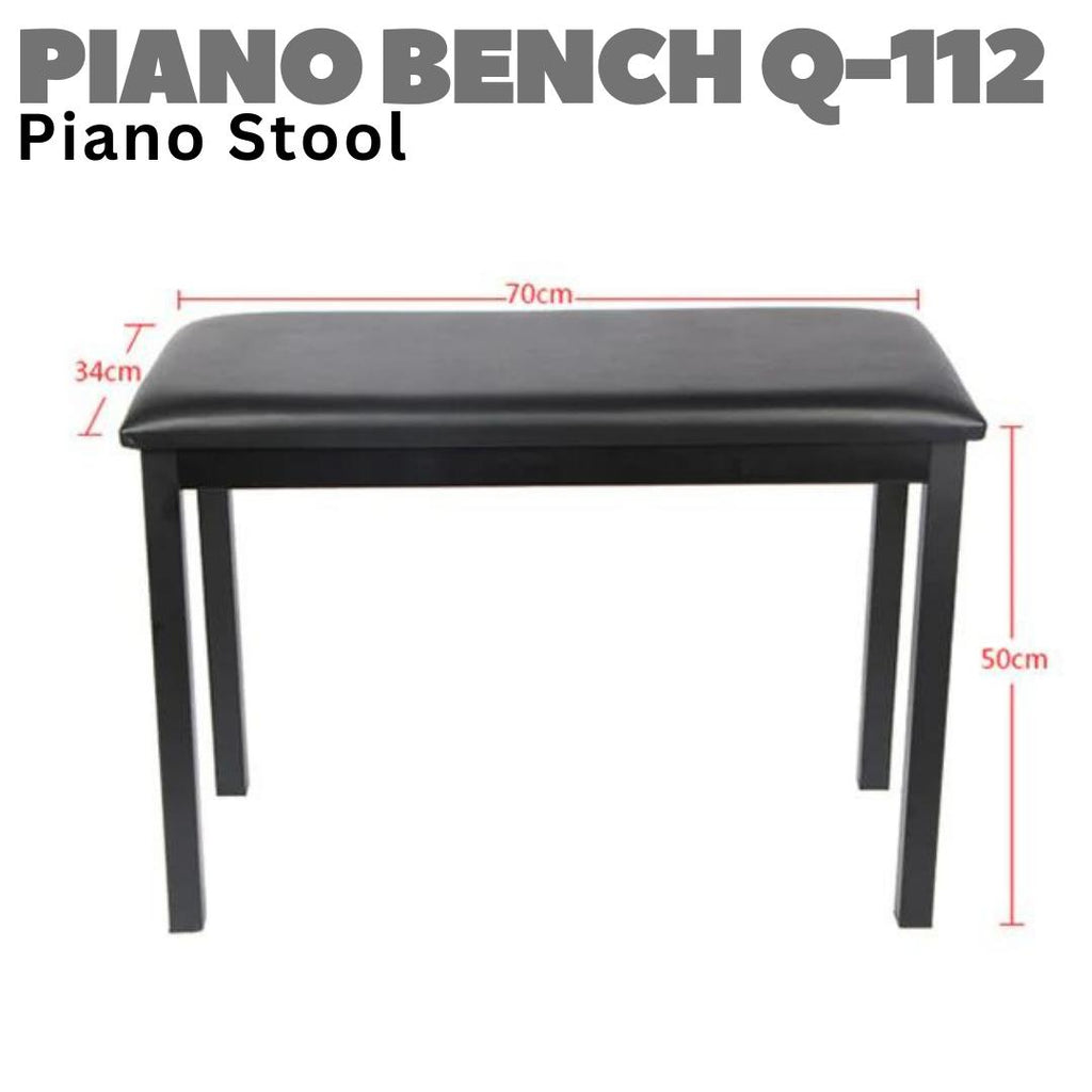Q-112 Piano Bench Stool | Kursi Keyboard Q112