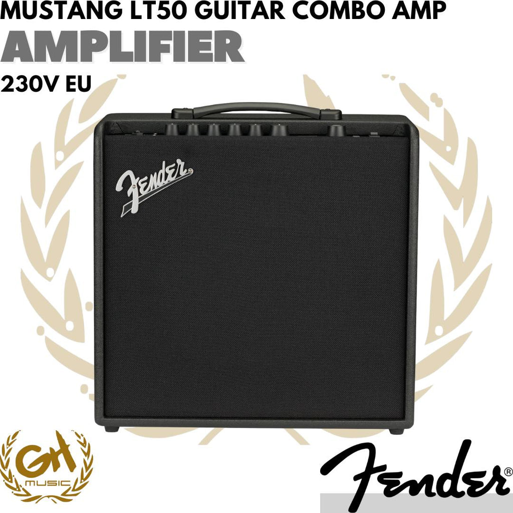 Fender Mustang LT50 Guitar Combo Amplifier, 230V EU - Ampli GItar