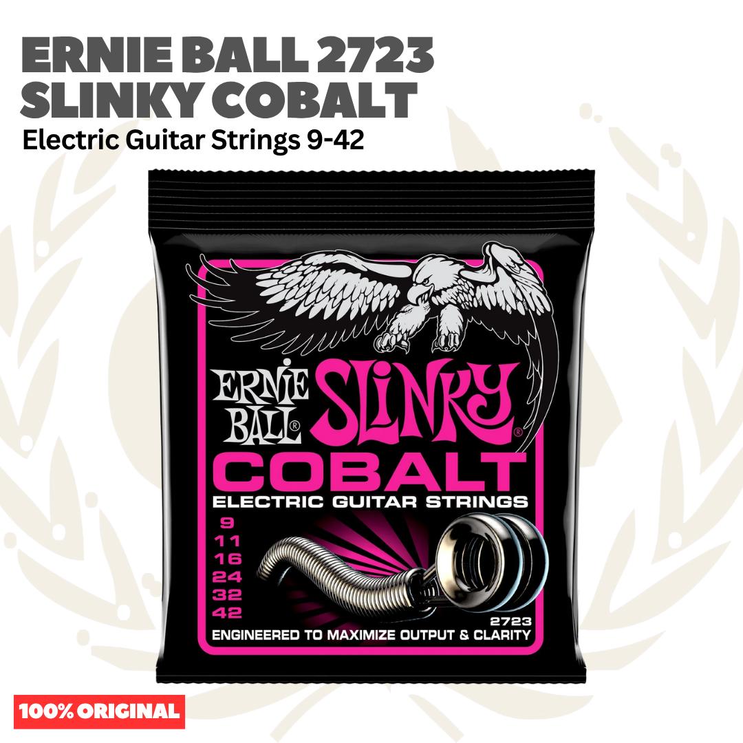 Ernie Ball 2723 09-42 Super Slinky Cobalt Electric Guitar Strings - Senar Gitar Listrik