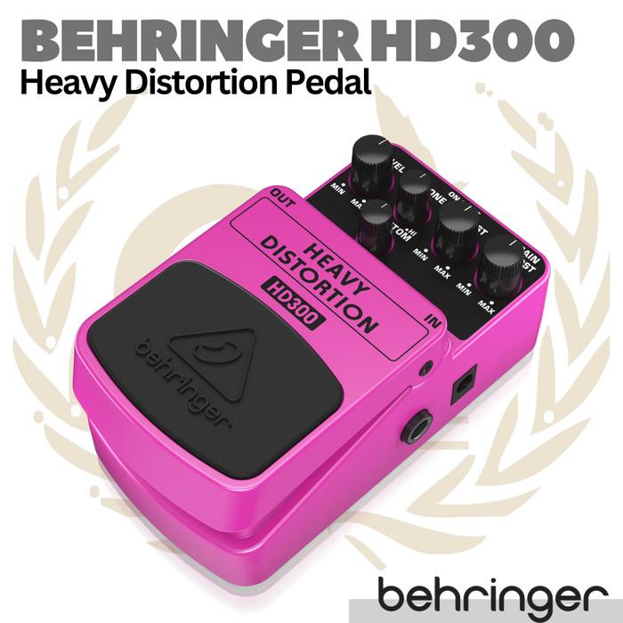 Behringer HD300 Heavy Metal Distortion Effects Pedal - Efek Gitar Distorsi HD 300 Asli Original