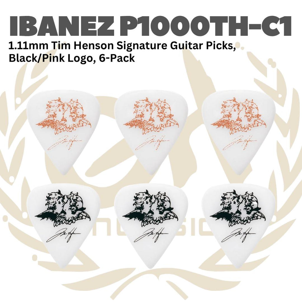 Ibanez P1000TH-C1 Tim Henson Signature Guitar Picks, 6 Pack - Pik Gitar P1000THC1