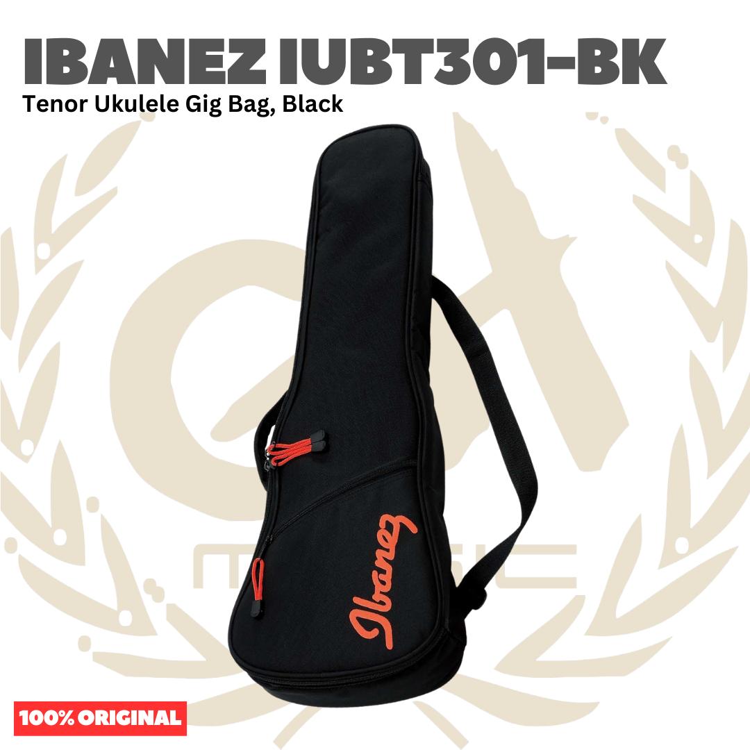 Ibanez IUBT301-BK Gig bag for Tenor Ukulele - Tas Ukulele Tenor Original Asli