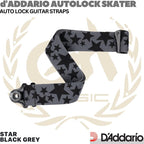 D'Addario Auto Lock Strap - Strap Gitar