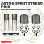 ASTON SPIRIT STEREO PAIR Multi-pattern Condenser Microphone Stereo Pair - Mic Kondensor Mik Sepasang Set Multipolar Mikrofon Original Asli