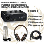 PAKET RECORDING BUNDLE BEHRINGER - PAKET REKAMAN ALL BEHRINGER