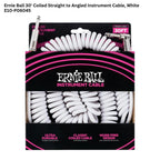 Ernie Ball 30' Coiled Instrument Cable Coiled 30FT - Kabel Instrumen 9.14m PVC