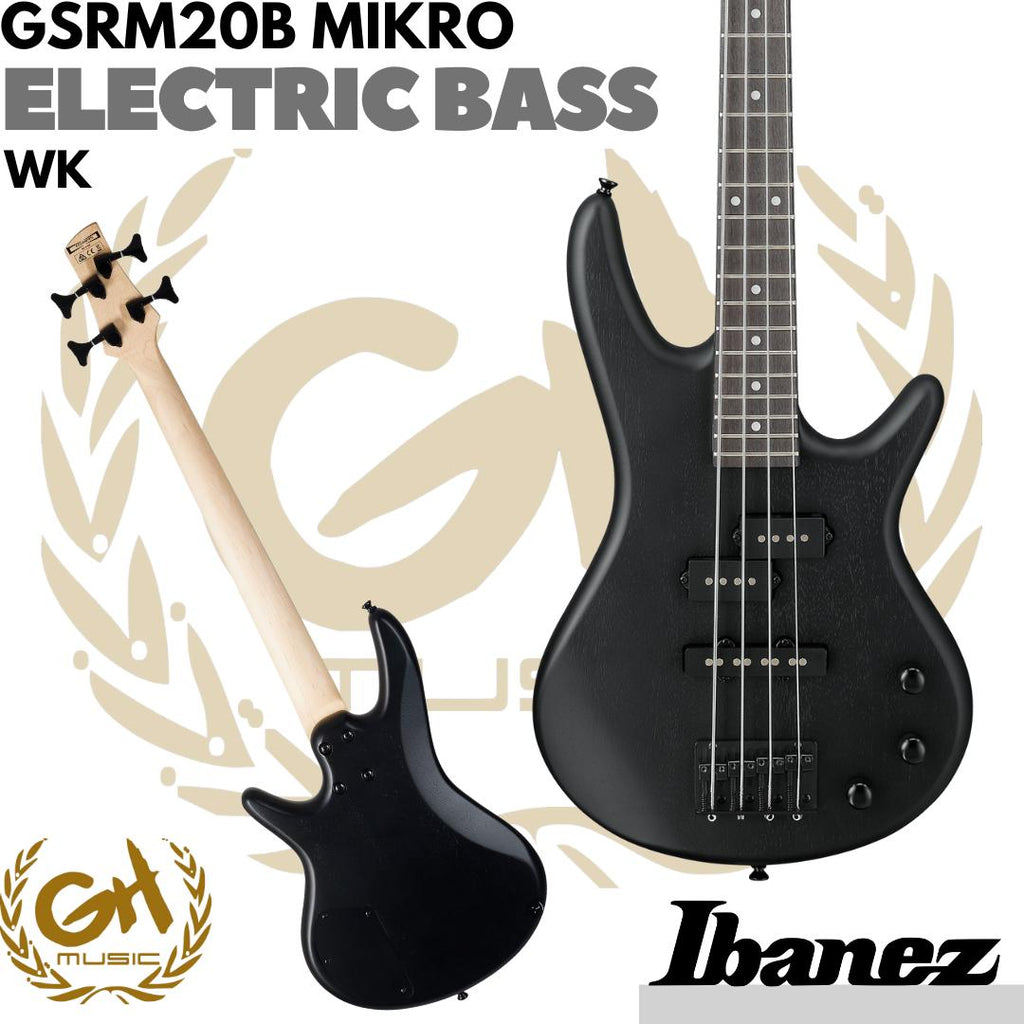 IBANEZ GSRM20B miKro Electric Bass - Bass Elektrik Mini